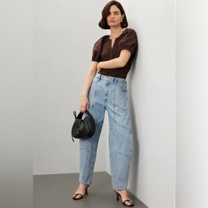 AGOLDE Revolve Mara High Waist Denim barrel Jean NWOT ✨Sz 28